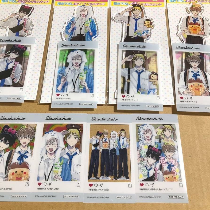 春夏秋冬系男子 ポップアップ popup クリアカード 春夏秋冬系男子by鈴木さん POP UP SHOP開催決定！｜メディコス